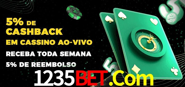 Promoções do cassino ao Vivo 1235Bet.Com